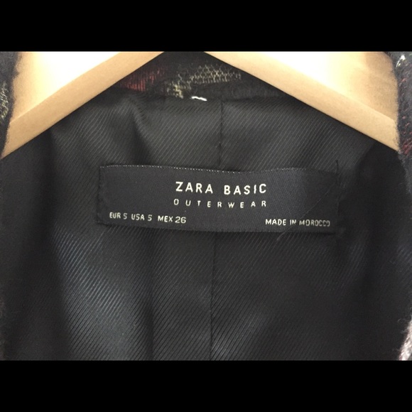 ZARA Floral Jacquard Coat - Size S - Picture 7 of 7